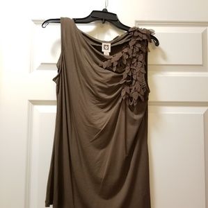 NWT Anne Klein brown top size XL